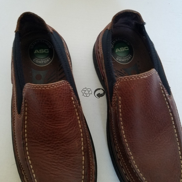 ?ASC Streetcars Arch Support Comfort Leather Slip-on Loafer Size 8 main image 4
